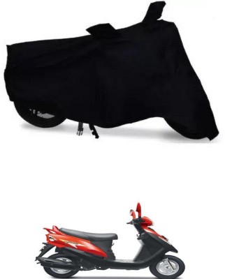 THE REAL ARV Waterproof Two Wheeler Cover for Mahindra(Flyte, Black)