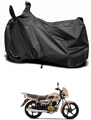 MOCKHE Waterproof Two Wheeler Cover for TVS(Radeon, Black)