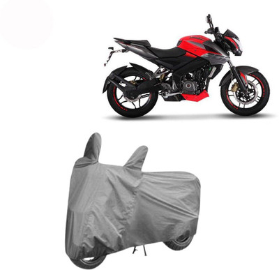 DeepShakshi AUTOMOTIVE Waterproof Two Wheeler Cover for Bajaj(Pulsar 200 NS DTS-i, Grey)