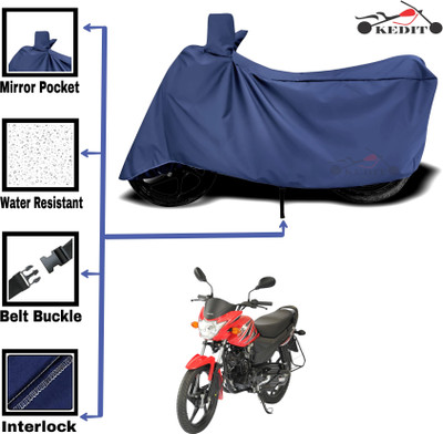 KEDIT Two Wheeler Cover for Suzuki(Blue)