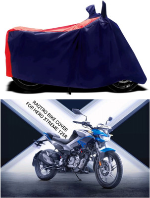 RAQTRO Two Wheeler Cover for Hero(Xtreme 160 R, Red, Blue)