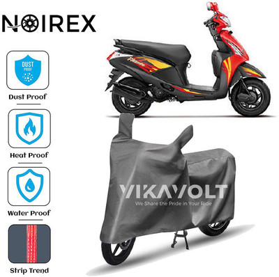 NOIREX Two Wheeler Cover for Hero(Pleasure, Grey)