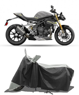 GROFATIK Two Wheeler Cover for Triumph(Speed Triple, Grey)
