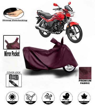 AutoGalaxy Waterproof Two Wheeler Cover for Hero(Passion Xpro, Maroon)