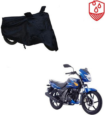 MMSSTAR Waterproof Two Wheeler Cover for TVS(Flame SR125, Black)