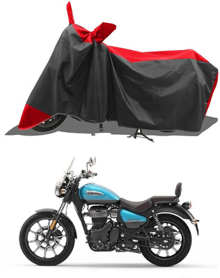 KEDIT Two Wheeler Cover for Royal Enfield(Meteor, Red, Black)
