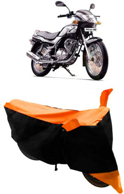Varnwal E Commerce Waterproof Two Wheeler Cover for TVS(Fiero F2, Orange, Black)