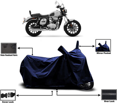 Amexride Two Wheeler Cover for Yezdi(Roadster, Blue)