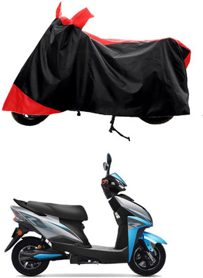 GROFATIK Two Wheeler Cover for Techo Electra(Electra Delux, Red)