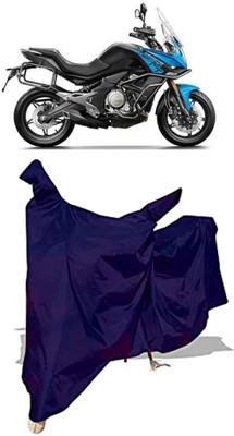 Amexride Two Wheeler Cover for CFMoto(650MT, Blue)