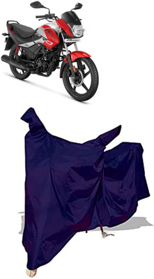 Amexride Two Wheeler Cover for Hero(Passion Pro i3S, Blue)