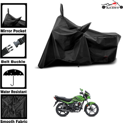 KEDIT Two Wheeler Cover for Hero(Passion Xpro, Black)