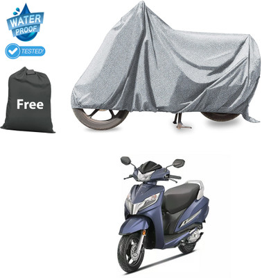 PAGORA Waterproof Two Wheeler Cover for Honda(Activa 125, Silver)