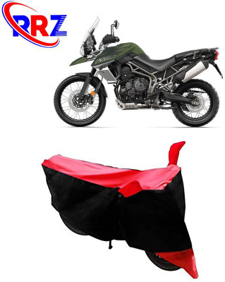 RRZ Waterproof Two Wheeler Cover for Triumph(Tiger 800 XCA, Black, Red)