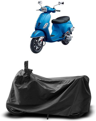 AASHTIK MART Two Wheeler Cover for Piaggio(Vespa SXL 150, Black)