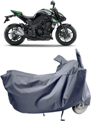 Amexride Two Wheeler Cover for Kawasaki(Z1000 BS6, Grey)