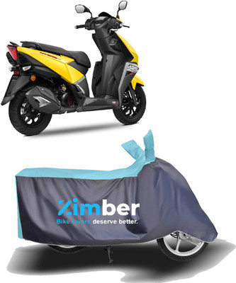 THE REAL ARV Two Wheeler Cover for TVS(NTORQ, Blue, Grey)