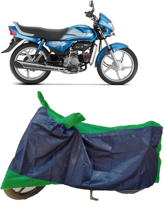 AutoFave Two Wheeler Cover for Hero(CD deluxe, Multicolor)