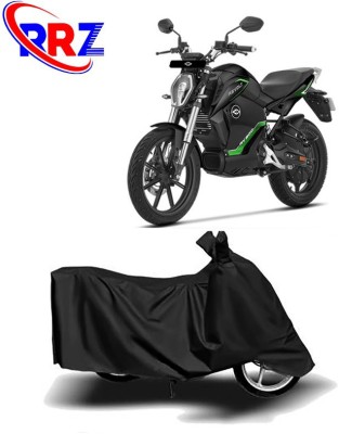 RRZ Waterproof Two Wheeler Cover for Revolt(RV 300, Black)