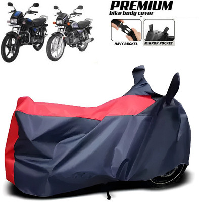 smwzxyu Waterproof Two Wheeler Cover for Honda, Bajaj, Hero, TVS(Red, Blue)