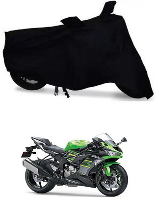 APNEK Waterproof Two Wheeler Cover for Kawasaki(Ninja ZX-6R, Black)