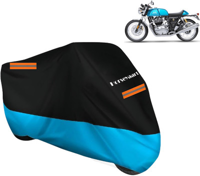 Horseyaart Waterproof Two Wheeler Cover for Royal Enfield(Continental GT, Blue)