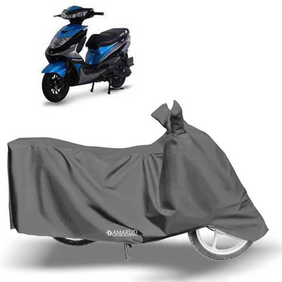 AUTOCAD Waterproof Two Wheeler Cover for Ampere(REO, Grey)