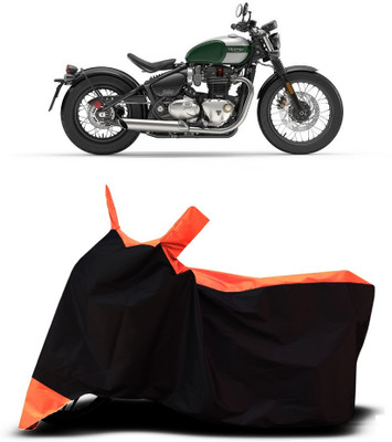 VESMEI Two Wheeler Cover for Triumph(Bonneville Bobber, Orange)