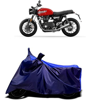 VESMEI Two Wheeler Cover for Triumph(Speed Twin, Blue)