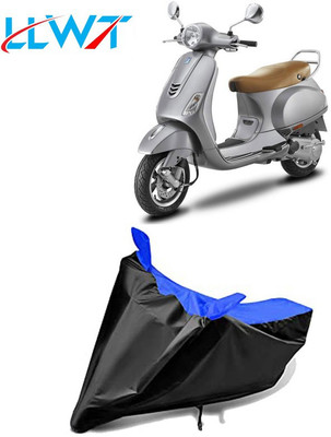 KPIND Waterproof Two Wheeler Cover for Vespa(Vespa VXL, Black, Blue)