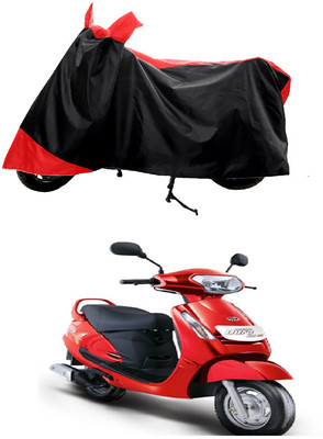 GROFATIK Two Wheeler Cover for Mahindra(Duro DZ, Red)