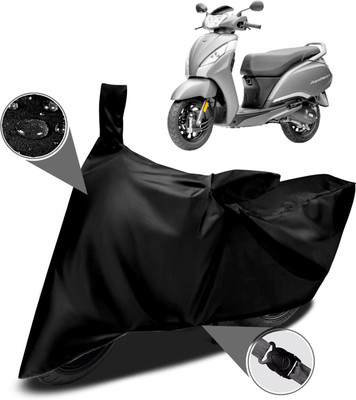 Mdstar Waterproof Two Wheeler Cover for TVS(Jupiter, Black)