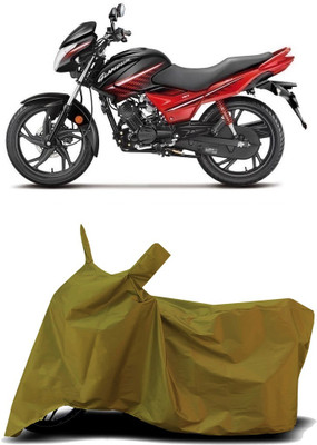 VESMEI Two Wheeler Cover for Hero(MotoCorp Glamour, Blue)