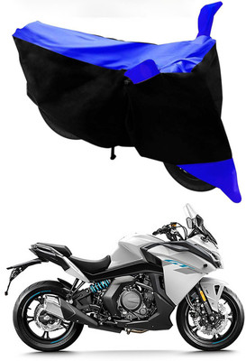 Furious3D Two Wheeler Cover for CFMoto(650GT, Blue, Black)