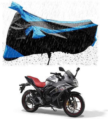 Mdstar Waterproof Two Wheeler Cover for Suzuki(Gixxer Special Edition, Blue, Black)