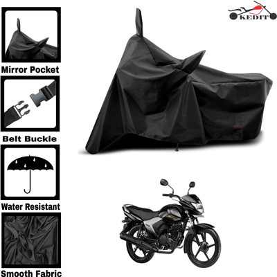 KEDIT Two Wheeler Cover for Universal For Bike(Saluto RX, Black)