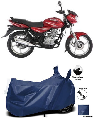smwzxyu Waterproof Two Wheeler Cover for Bajaj(DTS-i, Blue)