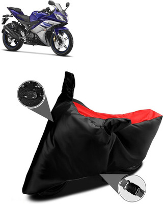 PAGORA Waterproof Two Wheeler Cover for Yamaha(YZF-R15 V2, Red)