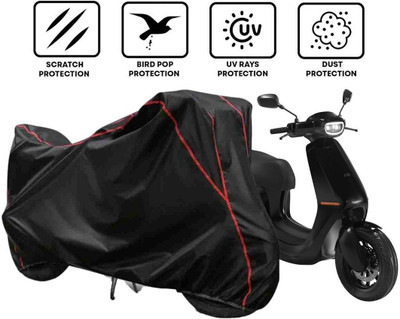 DeepShakshi AUTOMOTIVE Waterproof Two Wheeler Cover for Ola(Black)