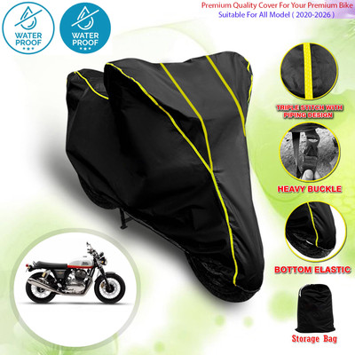 OliverX Waterproof Two Wheeler Cover for Royal Enfield(Interceptor 650, Multicolor)