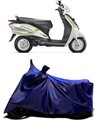 VESMEI Two Wheeler Cover for Hero(Motocorp Electric Scooter, Blue)