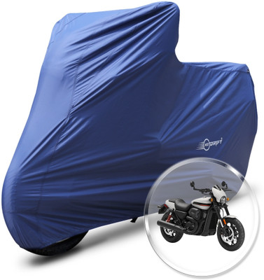 Neodrift Two Wheeler Cover for Harley Davidson(Street Rod, Blue)
