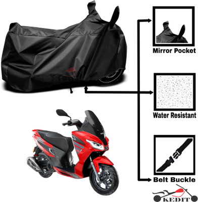 KEDIT Two Wheeler Cover for Aprilia(SXR 160, Black)