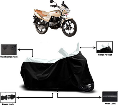 Amexride Two Wheeler Cover for LML(Freedom LS, White)