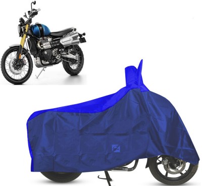 EGAL Waterproof Two Wheeler Cover for Triumph(Scrambler 1200 BS6, Blue)