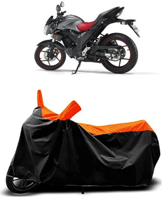 OliverX Waterproof Two Wheeler Cover for Suzuki(Gixxer Special Edition, Orange)