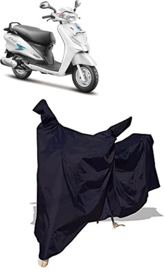 Amexride Two Wheeler Cover for Hero(Duet 125 CC BS6, Black)