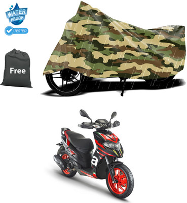 CODOKI Waterproof Two Wheeler Cover for Aprilia(Yellow)