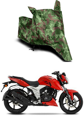 Furious3D Two Wheeler Cover for TVS(Apache RTR 160 4V, Multicolor)