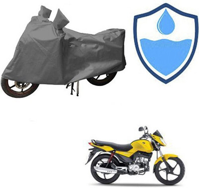 DeepShakshi AUTOMOTIVE Waterproof Two Wheeler Cover for Mahindra(Stallio, Grey)
